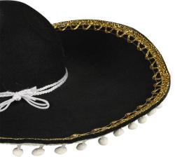 KARNEVAL Klobouk mexický sombréro (karnevalový doplněk)