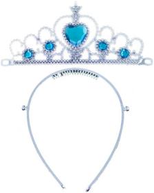 KARNEVAL Korunka zimní princezna s kamínky plast (karnevalový doplněk)