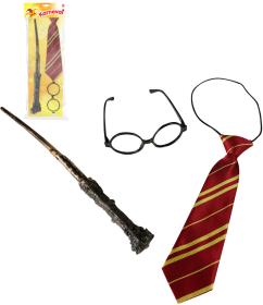 KARNEVAL Kouzelník set hůlka + brýle + kravata (karnevalový doplněk) KARNEVAL Kouzelník set hůlka + brýle + kravata (karnevalový doplněk)