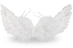 KARNEVAL Křídla andělská s peřím 50cm (karnevalový doplněk)