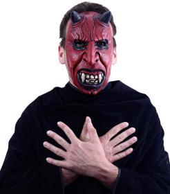 KARNEVAL Maska čert latex (karnevalový doplněk)