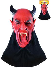 KARNEVAL Maska čerta vypláznutý jazyk (karnevalový doplněk) KARNEVAL Maska čerta vypláznutý jazyk (karnevalový doplněk)