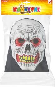 KARNEVAL Maska kostlivec s šátkem (karnevalový doplněk)