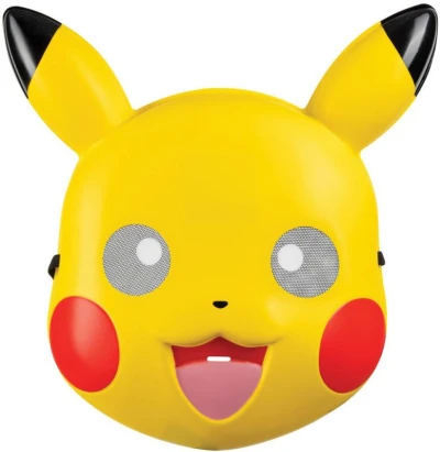 KARNEVAL Maska na obličej Pokémon Pikachu (karnevalový doplněk) KARNEVAL Maska na obličej Pokémon Pikachu (karnevalový doplněk)