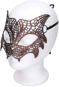KARNEVAL Maska obličejová krajková 2 druhy (karnevalový doplněk)