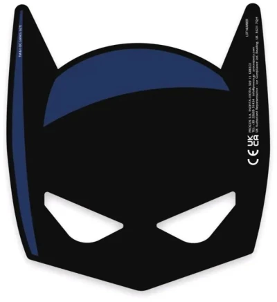 KARNEVAL Maska papierová Batman set 6ks (karnevalový doplnok)