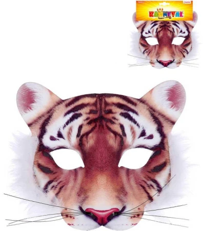 KARNEVAL Maska tygr dětská škraboška (karnevalový doplněk) KARNEVAL Maska tygr dětská škraboška (karnevalový doplněk)