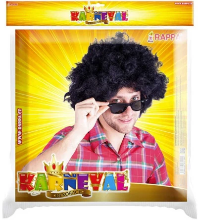 KARNEVAL Paruka AFRO dospělá (karnevalový doplněk)