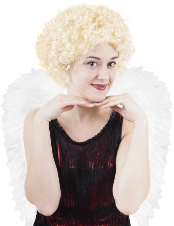KARNEVAL Paruka Anděl krátká blond (karnevalový doplněk) KARNEVAL Paruka Anděl krátká blond (karnevalový doplněk)