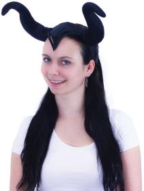 KARNEVAL Rohy černé pro dospělé (karnevalový doplněk)