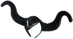 KARNEVAL Rohy černé pro dospělé (karnevalový doplněk)