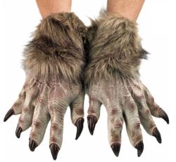 KARNEVAL Rukavice čert s drápy doplněk