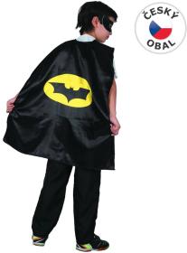 KARNEVAL Šaty akční hrdina (Batman) vel. M (120-130 cm) 5-9 let KOSTÝM