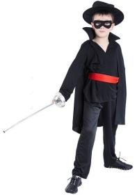 KARNEVAL Šaty BANDITA vel. S (116-128 cm) 4-6 let KOSTÝM