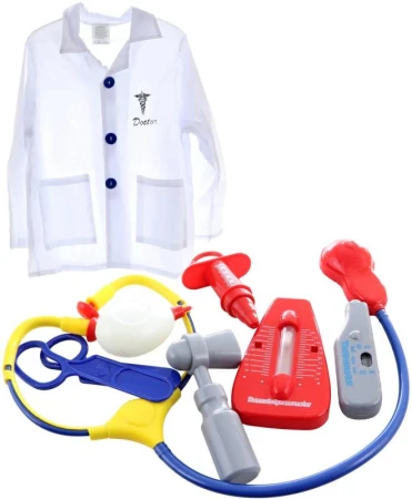 KARNEVAL Šaty doktor set s doplňky KOSTÝM KARNEVAL Šaty doktor set s doplňky KOSTÝM