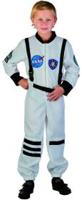 KARNEVAL Šaty kosmonaut vel.M (120-130cm) 5-9 let KOSTÝM