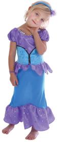 KARNEVAL Šaty Mořská panna vel.XS (92-104cm) 3-4 roky KOSTÝM