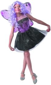 KARNEVAL Šaty Motýl vel.M (120-130cm) 5-9 let KOSTÝM