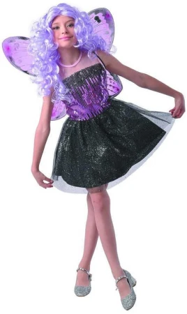 KARNEVAL Šaty Motýl vel.M (120-130cm) 5-9 let KOSTÝM