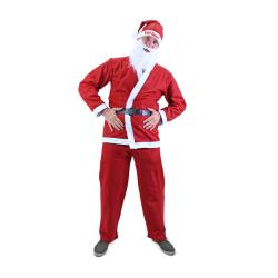 KARNEVAL Šaty oblek Santa Claus - bez vousů pro dospělé