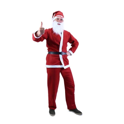 KARNEVAL Šaty oblek Santa Claus - bez vousů pro dospělé
