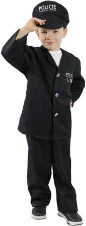 KARNEVAL Šaty Policista vel. M (116-128cm) 6-8 let Eko KOSTÝM KARNEVAL Šaty Policista vel. M (116-128cm) 6-8 let Eko KOSTÝM