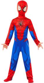KARNEVAL Šaty Spiderman vel. L (122-128cm) 7-8 let KOSTÝM