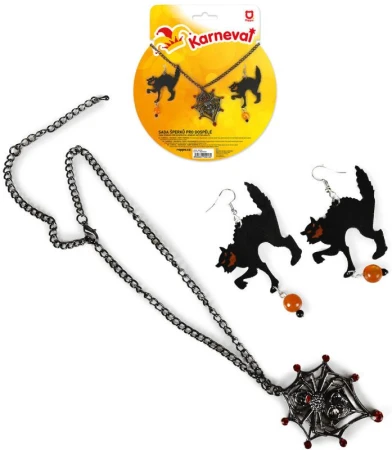 KARNEVAL Šperky Halloween set 3ks (karnevalový doplněk) KARNEVAL Šperky Halloween set 3ks (karnevalový doplněk)