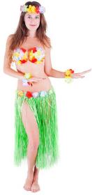 KARNEVAL Sukně Hawaii Hula dospělá 72cm KOSTÝM