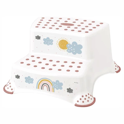 Keeeper Dvojstupínek k WC/umyvadlu Rainbow Bílá