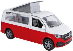 KIDS GLOBE Auto dodávka Volkswagen Camper 14cm zpětný chod kovový model