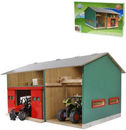 Kids globe Stodola s dílnou 1:32 DŘEVĚNÁ (stavebnice)