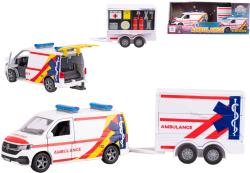 Kids globe Traffic auto VW Transporter ambulance set s přívěsem PB kov Kids globe Traffic auto VW Transporter ambulance set s přívěsem PB kov