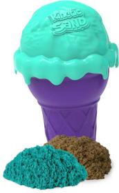 Kinetic Sand Zmrzlinový kornout tekutý písek voňavý 2 barvy