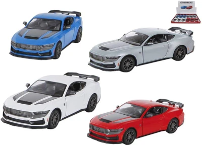Kinsmart Auto model Ford Mustang Dark Horse 1:38 PB 13cm 4 barvy Kinsmart Auto model Ford Mustang Dark Horse 1:38 PB 13cm 4 barvy