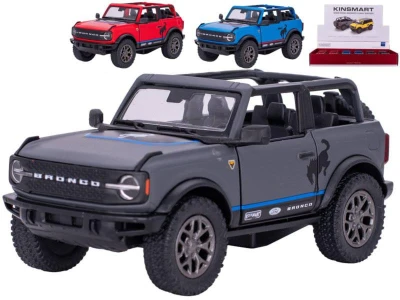 KINSMART Auto off-road Ford Bronco 2022 kov PB 13cm 3 barvy KINSMART Auto off-road Ford Bronco 2022 kov PB 13cm 3 barvy