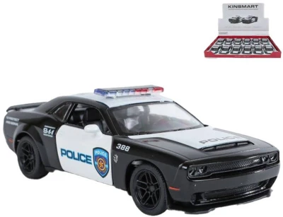 Kinsmart Auto policejní Dodge Challenger SRT Demon 170 kov PB 13cm Kinsmart Auto policejní Dodge Challenger SRT Demon 170 kov PB 13cm