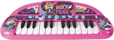Klávesy dětský keyboard holčičí pianko 24 kláves klavír na baterie Zvuk