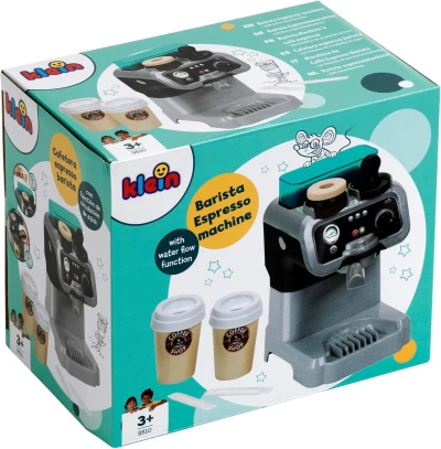 Klein Barista espresso dětský kávovar funkční na vodu set s doplňky