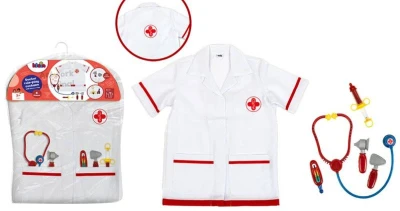 Klein Doktorský set plášť + dětské lékařské potřeby malý zdravotník