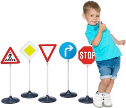 Klein Dopravní značky velké stojanové 73cm set 5ks plast