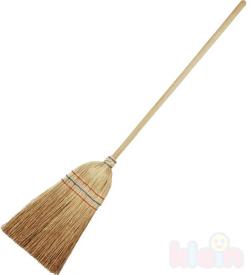 Klein DŘEVO Koště rýžové 74cm dětské pometlo dřevěná násada