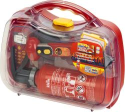 Klein Hasičský kufřík set hasicí přístroj s doplňky 6ks na baterie LED Světlo