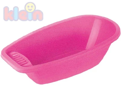 Klein Vanička samostatná růžová pro panenku 50cm miminko plast Klein Vanička samostatná růžová pro panenku 50cm miminko plast
