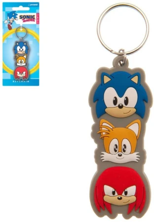 Klíčenka dětská gumová ježek Sonic the Hedgehog přívěsek na klíče Klíčenka dětská gumová ježek Sonic the Hedgehog přívěsek na klíče