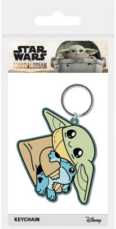 Klíčenka dětská gumová Star Wars Mandalorian Grogu přívěsek na klíče