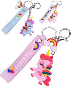 Klíčenka jednorožec holčičí přívěsek na klíče 3 barvy Klíčenka jednorožec holčičí přívěsek na klíče 3 barvy