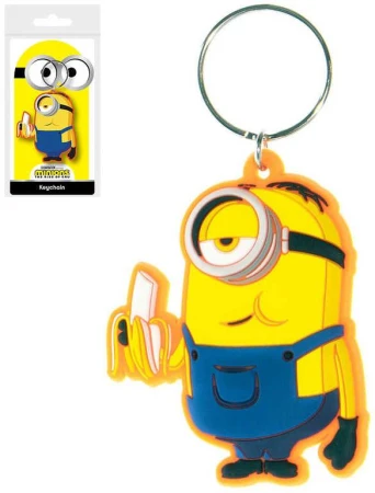 Kľúčenka Mimoňi (Minions) Stuart banán 6cm prívesok na kľúče gumový Kľúčenka Mimoňi (Minions) Stuart banán 6cm prívesok na kľúče gumový