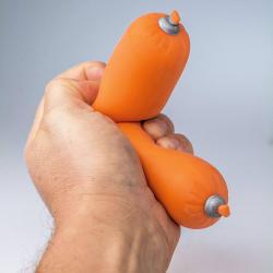 Klobása antistresová strečová mačkací 18cm dětská žertovinka