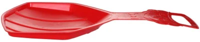 Kluzák na sníh Klaun 57x33cm sáňkovací lopata dětská červená